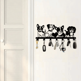 CIFbuy Vintage Cartoon Puppy Wall Decoration iron Waterproof Removable Pet Theme Home Accent(TikTok, temu pick-up service)