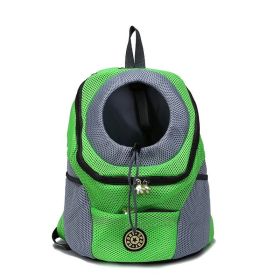 Pet Outing Backpack (Color: Green, size: m)