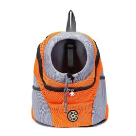 Pet Outing Backpack (Color: Orange, size: m)